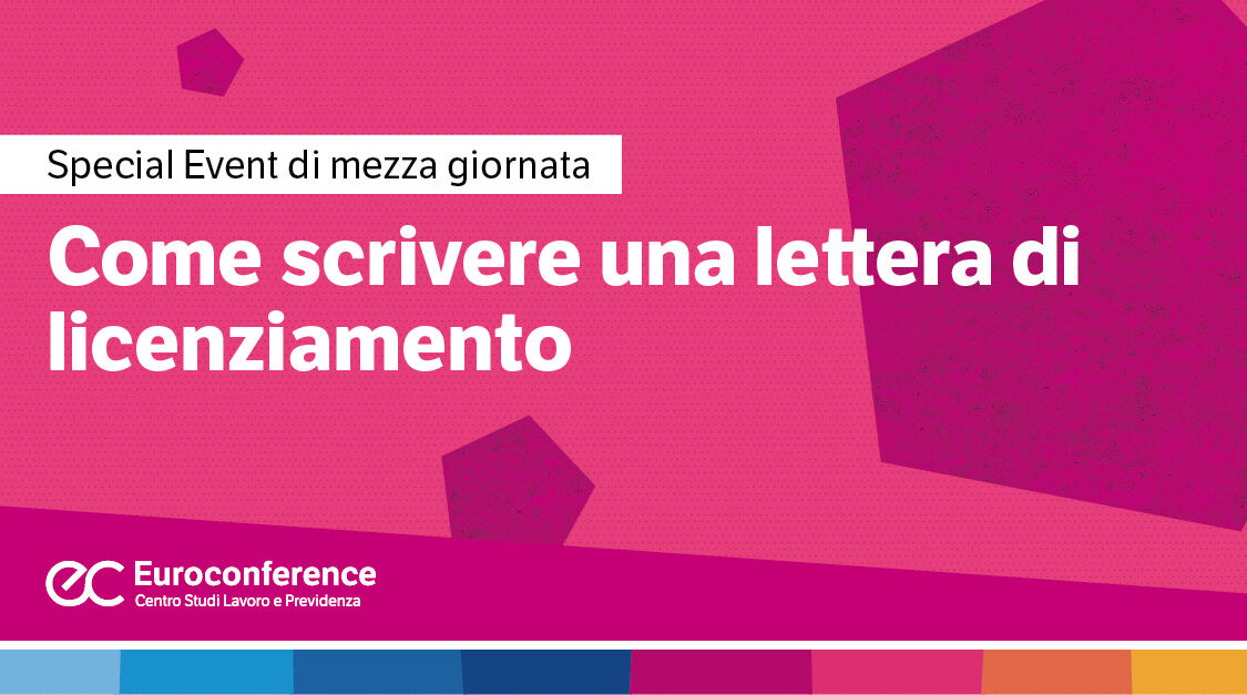 Immagine Come scrivere una lettera di licenziamento | Euroconference